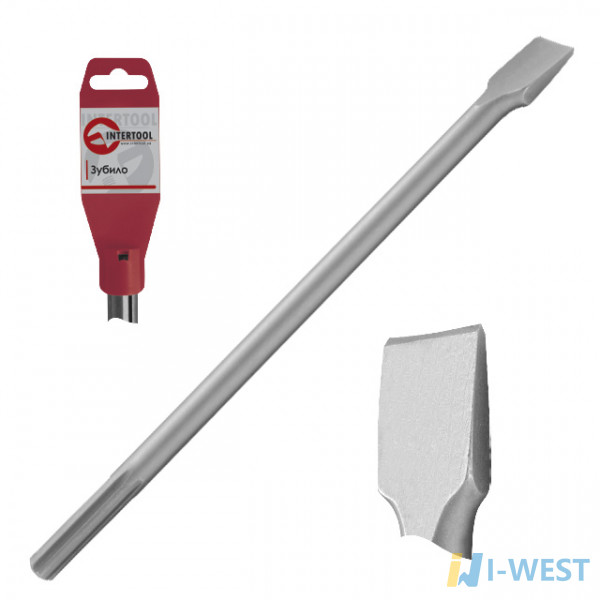 Зубило по каменю SDS MAX 30мм, 400х18мм INTERTOOL SD-0446