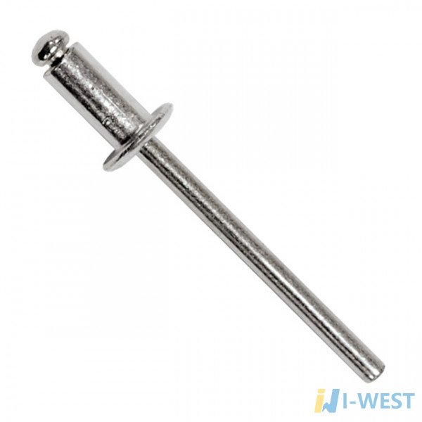 Заклепка алюминиевая 4,0x10 мм, упаковка 50 шт INTERTOOL RT-4010
