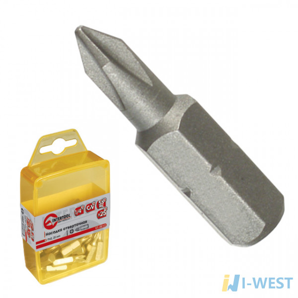 Комплект отверточних насадок PH0 1/4 INTERTOOL (VT-0010) Комплект отверточних насадок PH0 1/4 INTERTOOL (VT-0010)