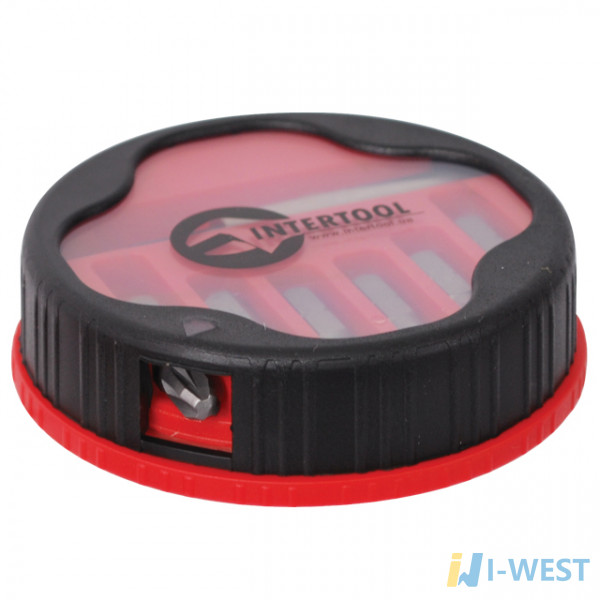 Комплект отверточних насадок 7 од., (PH1, PH2, PH3, PZ1, PZ2, PZ3, магнітний тримач 1/4x60 mm.) INTERTOOL VT-5000
