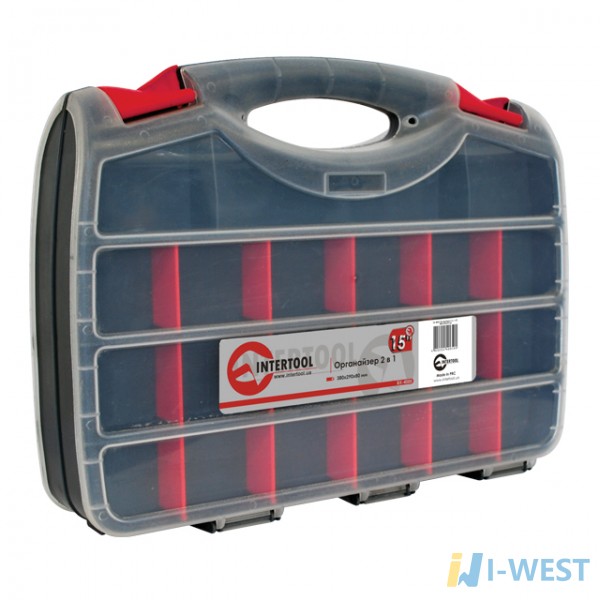 Органайзер пластиковый, 12,5 INTERTOOL (BX-4004)