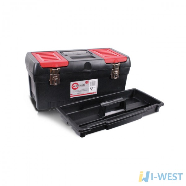 Скринька для інструментів з металевими замками, 19 INTERTOOL (BX-1019) Скринька для інструментів з металевими замками, 19 INTERTOOL (BX-1019)
