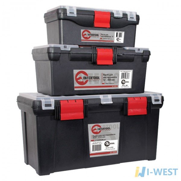 Комплект ящиків для інструментів, 3 шт INTERTOOL BX-0003