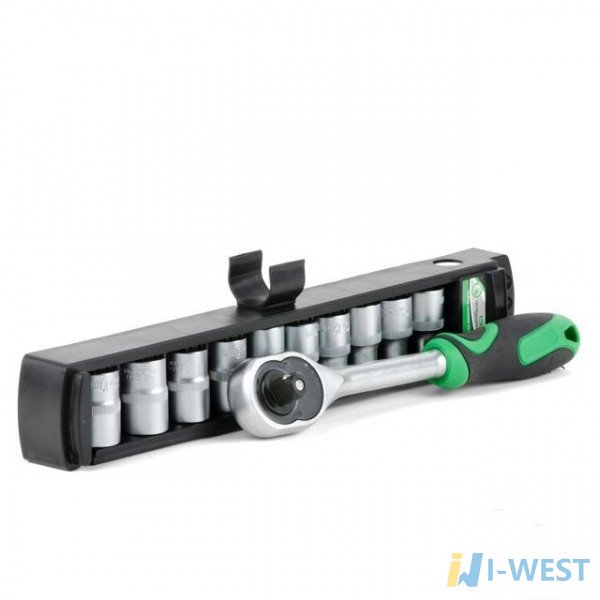 Набір головок 10 шт 1/4 INTERTOOL (ET-6008) Набір головок 10 шт 1/4 INTERTOOL (ET-6008)