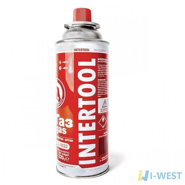 Баллон газовый 220 г INTERTOOL GS-0022 Баллон газовый 220 г INTERTOOL GS-0022